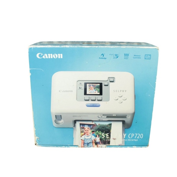 Canon SELPHY CP720 Digital Photo Thermal Printer New Never Used - Picture 1 of 12